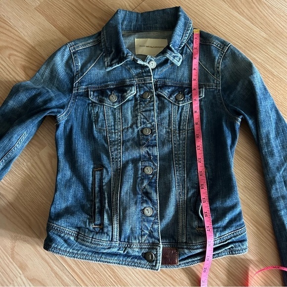 Pilcro and the Letterpress Anthropologie Denim Jean Jacket Women’s XS - Picture 6 of 9
